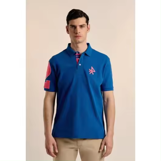 Polo Valecuatro modelo número azul - 1