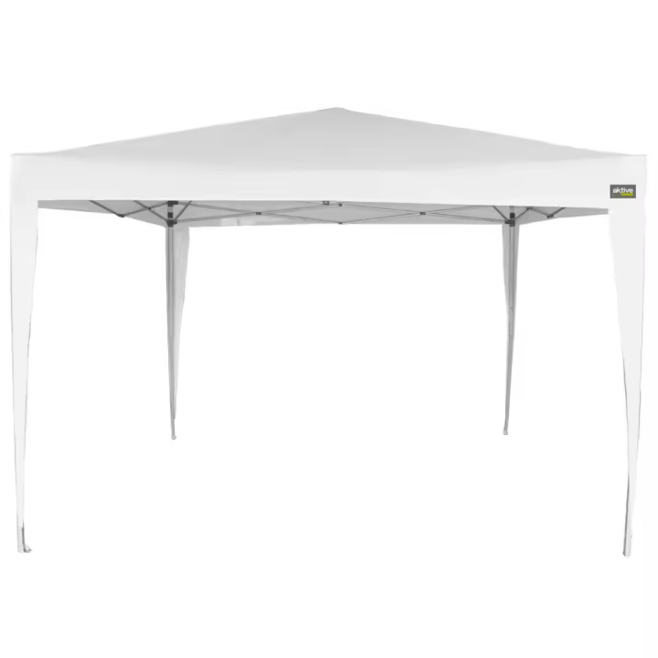 Cenador plegable poliester blanco Aktive 300x300x250 cm (Color Baby 62187) - 1