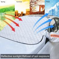 Cubierta De Parabrisas De Coche Magnética Impermeable Para Invierno Con Protección Contra La Nieve Y El Sol Cinco a Nueve Magnets - details 13