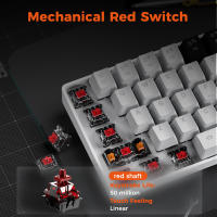 Teclado Mecánico Con Cable DAREU EK861S RGB 61 Teclas Switches Rojos Keycaps ABS N-key Rollover Y Pies Magnéticos - details 6