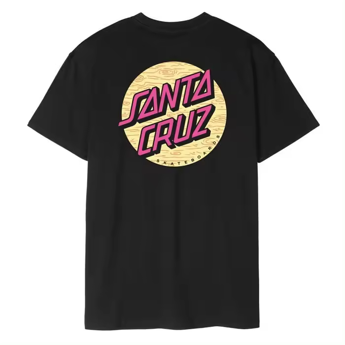 Camiseta Santa Cruz Wagon Dot Chest Black - 1