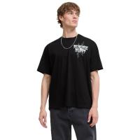 Camiseta hombre Jack & Jones 12283964 negro (black) con estampado de tres lobos en la espalda - details 1