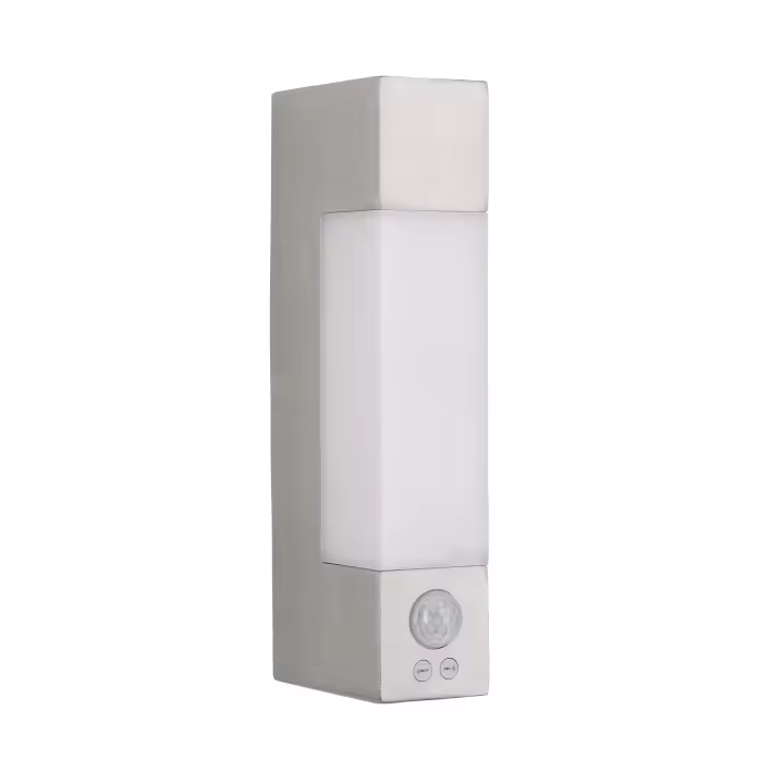 FORLIGHT Aplique Ip44 Litus With Sensor Led 5,3W 4000K Acero Inoxidable 420Lm - 1