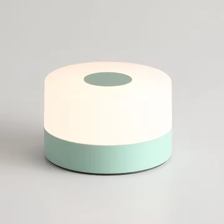 Luz de noche LED recargable para Bebe, lámpara táctil para guardería, regulable y con 3 temperaturas de color ajustables, Luz de noche para niños, Verde - 1