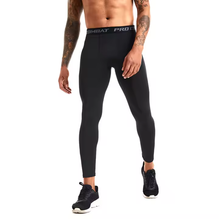 Leggings De Entrenamiento Para Hombres Secado Rápido Baselayer Tights De Running Pantalones De Compresión Activos Shorts De Verano - 1