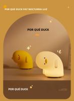 Lámpara De Noche LED Recargable En Forma De Pato De Silicona Para Niños Decoración De Habitación Luz De Noche Para Camastro Regalo De Cumpleaños - details 23