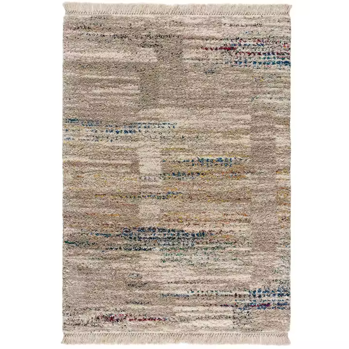 ATTICGO Alfombra de Interior Estilo Geométrico en Multicolor - Yebel 809 | 80X150, 120X170, 135X190, 160X230, 200X290 cm - 1