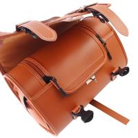 Bolsa Impermeable De Gran Capacidad Para Motocicleta Marrón Bolsa De Herramientas Lateral Viaje Trasero Sillín Para Harley Honda Yamaha - details 1