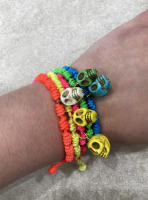 Pulseras Calavera Diseño Exclusivo Multicolor - details 1