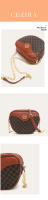 Bolso Bandolera De Cuero Sintético PU Para Mujer Estilo Vintage Con Cadena Larga Y Forma De Corazón Bolsillo Pequeño Portátil Para El Día - details 0