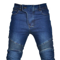 Pantalones De Motociclista Elásticos Y Rectos De Jeans Antideslizantes Nivel 2 Para Todas Las Estaciones Pantalones De Carreras Para Hombres Con Bolsillo Protector Integrado - details 16