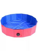 Piscina Inflable Para Mascotas De Gran Capacidad Plegable Baño De Perro Y Gato Con Arena Para Jardín Hogar - details 17