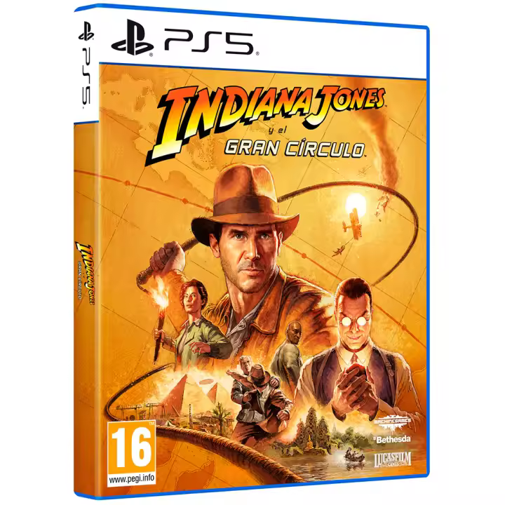 INDIANA JONES Y EL GRAN CIRCULO PS5 - Nuevo a Estrenar - PAL España - Bethesda - Plaion - PREVENTA - Lanzamiento 17/04/25 - 1