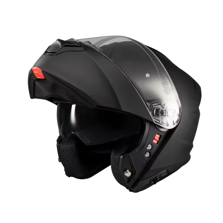 Casco Modular MT Helmets Genesis SV Solid Pure A1 Negro Mate - 1