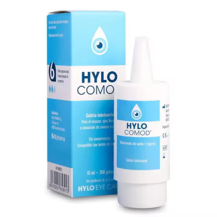 Hylo Comod Brill Pharma - Colirio Lubricante 10 ML - Sin Conservantes - Hidratación Duradera - 1