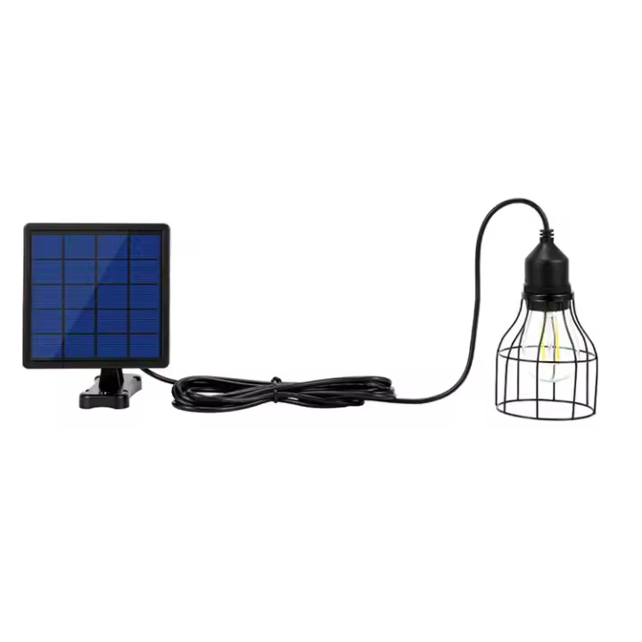 Lámpara de Araña Solar Clásica, Cable de 3 Metros con Panel Solar - 1