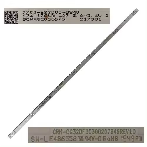 Tira 7 leds Metz 32MTB2000, CRH-CG32DF3030020794REV1.0, SW-L E486558 - 1