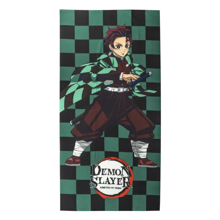 Toalla microfibra Demon Slayer, Tanjiro Kamado de Cerdá 140 x 70 - 1