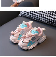 Zapatillas De Deporte Para Niños Y Niñas Cómodas Transpirables Tallas 1-6 Años Zapatos Infantiles Moda Bebé Corrida Con Cordones Material Superior PU - details 9
