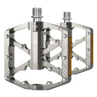 Pedales De Bicicleta GEWAGE De Aluminio Con Reflejantes Antideslizantes Para Montaña Accesorio De Ciclismo Plataforma Ultraligera - details 8