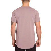 Camiseta De Fitness Para Hombre Camiseta De Algodón Con Estampado Casual Manga Corta Transpirable Para Verano Musculación Estilo Hip Hop - details 12