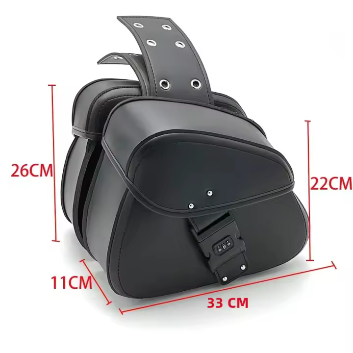 Bolsa De Sillín Para Motocicleta Impermeable De PU Para Honda Rebel 500 CMX500 2017-2021 Rebel 1100 300 Yamaha Bolsa De Herramientas Lateral - 1