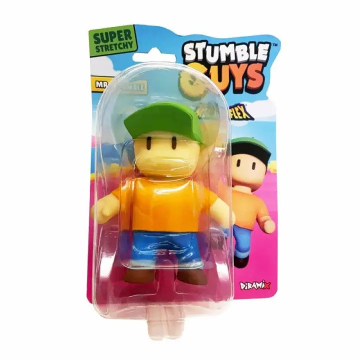 STUMBLE GUYS: Monster Flex Mr Stumble - ¡Super Stretchy de Stumble Guys! - Figura extensible y elástica - Regalo Original -Edad recomendada mayores de 3 años - 1