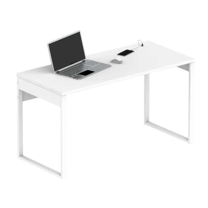 Nexus Mesa, Aglomerado de partículas y melanina de Alta Densidad, Blanco Atlas, 76 x 135 x 60 cm - 1