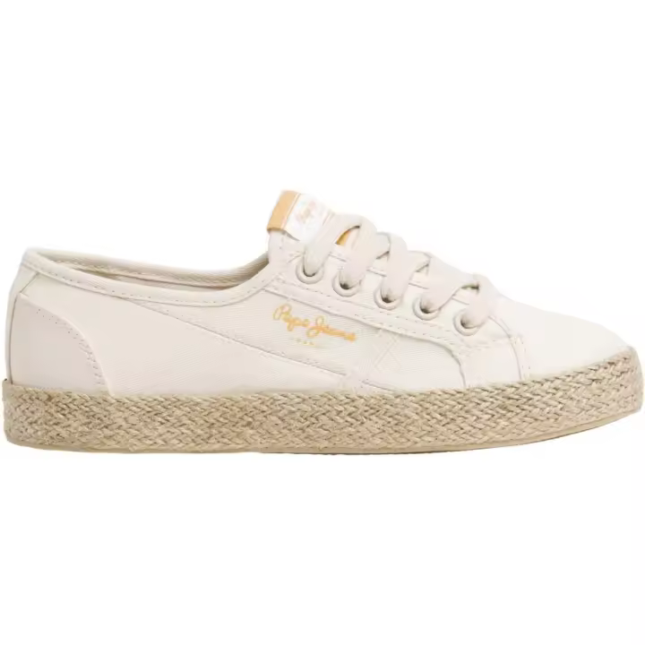 Zapatillas de lona niña PEPE JEANS PGS30621 823 SNEAKERS PISO YUTE LIME WAS 35027 25V - 1
