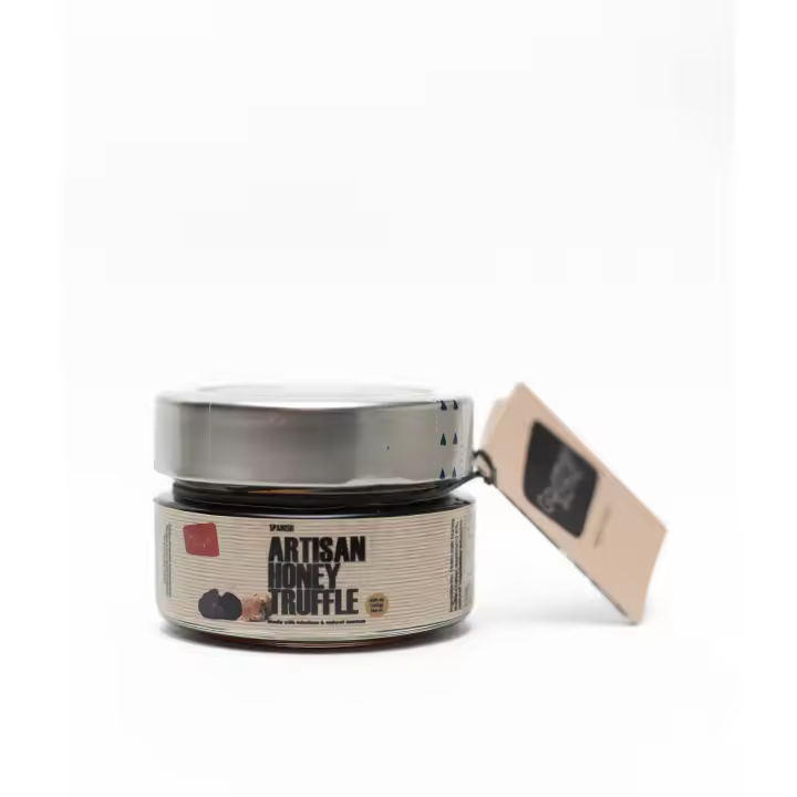 Miel de Trufa Artesana 4% 140g - Caja de 8 Unidades - Miel de Encina con Tuber Uncinatum - Gourmet - 1