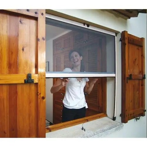 Kit mosquitera HEYAC enrollable vertical 120x170 blanca - 1