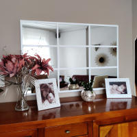 THEROSE - Espejo Ventana Blanco 120x80cm Espejo industrial - details 4