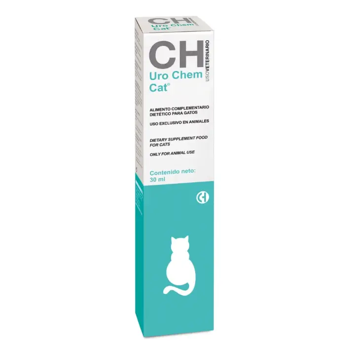 Uro Chem Cat 30 ml suplemento natural que apoya la función renal y urinaria para gatos Chemical Ibérica - 1