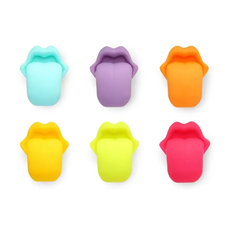 Set Creativo De Marcadores De Bebida Para Vino Y Cocteles Con Pegatinas Para Cristales Y Tazas De Vino Tamaño Pequeño Color Rojo - 1