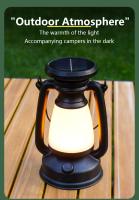 Lámpara De Camping Recargable USB Portátil Con Carga Solar 3000-5000K Dimmer Sin Etapas Luz Para Tents Material ABS Fuente De Luz LED - details 8