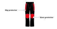 Pantalones De Motocicleta Para Hombre Verano Transpirables Protección Profesional Con Sobrevisor Impermeable Y Protetores De Rodilla Removibles - details 10
