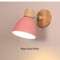 Lámpara De Pared Moderna Nórdica De Madera Recargable En 6 Colores Luz Interior Para Sala De Estar Dormitorio Lámpara De Noche E27 - details 8