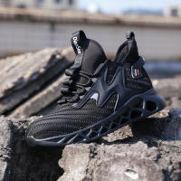 Zapatos De Seguridad Para Hombre Talla 48 Antipinchazos Y Antideslizantes Suela De EVA Capa Superior De Tejido Mocasines Respirables Para Trabajo - details 29