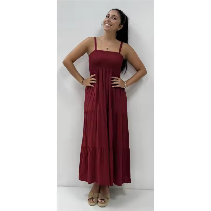 Vestido Kyra Burdeos - 1