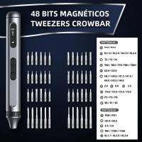 Juego De Destornilladores Eléctricos 51 En 1 Con Carga Por Tipo-C Herramientas De Reparación DIY Para Teléfonos PC Imagen Magnética De Alta Precisión - details 9