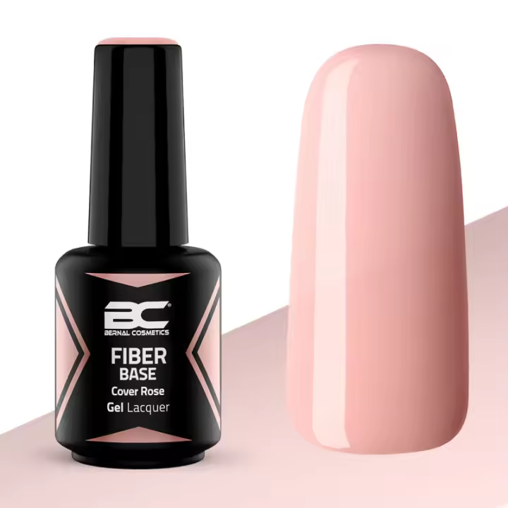 Fiber Base Rose 15 ml | Maquillaje Natural | Esmaltes Semipermanentes | Bernal Cosmetics - 1
