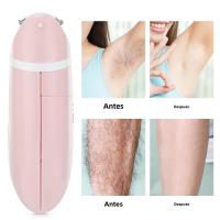 Afeitadora Eléctrica Mini Para Mujeres Trimmer De Bikini Peluca Painless Segura Para Piernas Brazos Axilas Área Intima Epilador - details 4