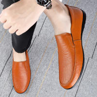 Zapatos Casuales Para Hombre Hechos a Mano Cuero Genuino Mocasines Comodidad Transpirables Para Exterior Talla Verdadera - details 11