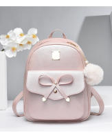 Mochila De Cuero Sintético Rayada Kawaii 3pcs/set Cierre De Cremallera Preppy Estilo Universitario Para Mujer Viajes Casuales Comunicación Diaria - details 1