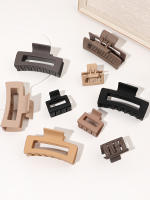 12 Pcs Clips Para El Cabello De Rectángulo Neutral Accesorios Para Mujeres Y Niñas Incluye 6 Grandes De 3.4 Pulgadas Y 6 Pequeñas De 1.6 Pulgadas - details 2