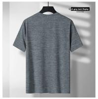 Camiseta Deportiva De Hombre Para Verano Con Mangas Cortas Secado Rápido Transpirable Absorbedor De Sudor Top Casual Ligero - details 11