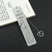 Marcador De Libro De Acero Inoxidable Creativo En Forma De Gato Y Perro Para Amantes De Los Animales Marcador De Libro Para Lectores - details 9