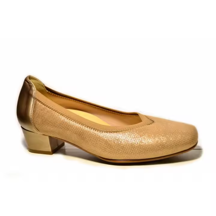 Zapatos vestir Doctor Cutillas licra beig pico - 1