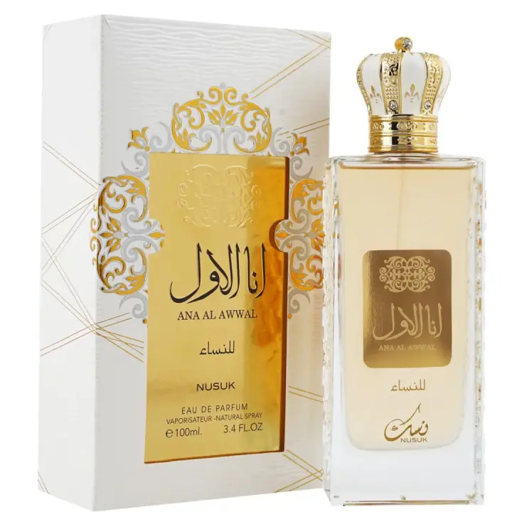 Perfume árabe de mujer Ana al Awwal Nusuk 100ml, Fragancia femenina dulce,sensual,oriental,Colonia de mujer NOVEDAD - 1