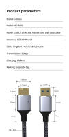 Cable De Sincronización Rápida USB 3.0 Tipo a a Micro B 5Gbps 3A Adaptador USB C a Micro B Para Disco Duro Externo Y Almacenamiento - details 10